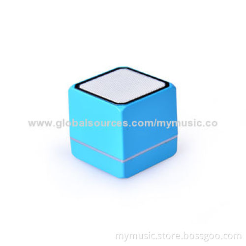 Loud sound, heavy bass Bluetooth mini speaker with 2.5W output and colorful printing